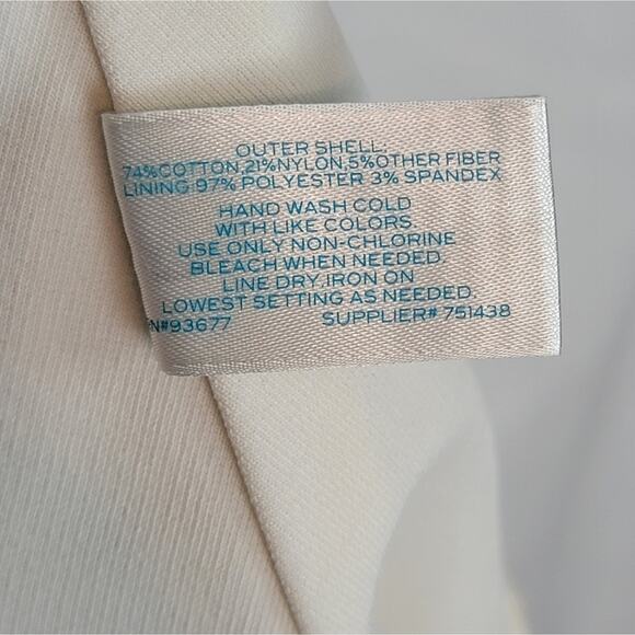 L'Amour by Nanette Lepore Ivory Lace Mini Skirt, Sz XL - Picture 6 of 6